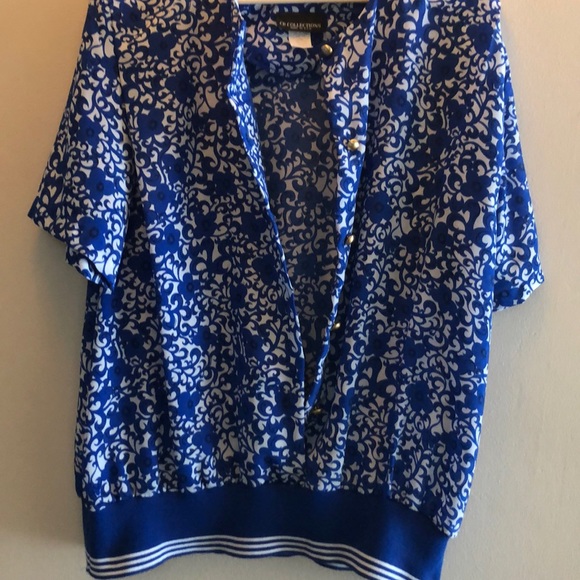 CB Collection Silky Women’s Blouse - Picture 2 of 4